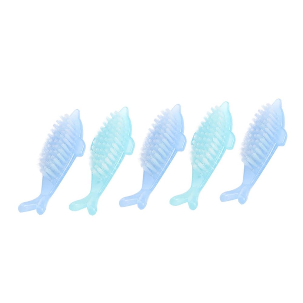 Beatifufu 5pcs Multi-function Nail Brush for Dust Cleaning and Manicure Lightweight and Fingernail Scrub Brushes for Home and