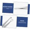 Beatifufu Stainless Steel Round Head Nose Hair Trimming Tool for Safe Nasal Hair Removal Unisex Design for Men and Women Lightweight and Easy to Operate for Personal Grooming view 2