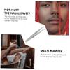 Beatifufu Stainless Steel Round Head Nose Hair Trimming Tool for Safe Nasal Hair Removal Unisex Design for Men and Women Lightweight and Easy to Operate for Personal Grooming view 3