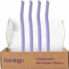Flamingo Dermaplane Razor, Face Razors for Women, Disposable, 1 count, Pack of 4 view 1