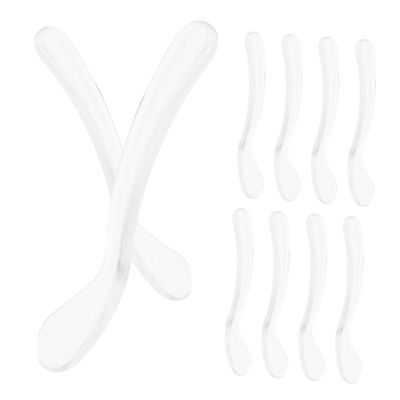 Beatifufu 10pcs Facial Spatulas for Skin Care Makeup Spoons for Cream and Lotion Application Compact and Lightweight for Beauty Salons and Travel