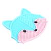 Beatifufu Lovely Makeup Brush Cleaning Mat Practical Suction Cup Cleaning Pad with Multiple Grooves for Makeup Tool Maintenance Durable Silicone Design Sky Blue view 1