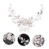 Beatifufu 1pc Flower Shape Hair Comb for Weddings Elegant Bridal Hair Accessories for Women Alloy Design for Parties Dances and Special Occasions view 2