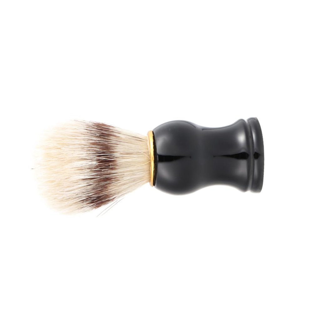 Beatifufu 1pc Men's Shaving Brush Soft Beard Brush Comfortable Handle for Daily Grooming Essential Shaving Tool for Home Use and Travel
