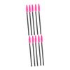 Beatifufu 100pcs Disposable Eyelash Brushes with Plastic Handle and Nylon Bristles for Makeup Application for Beauty Salons and Personal Use Versatile Lash Curlers and Eyebrow Combs Rosy view 1