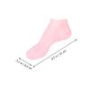 TOVINANNA 2 Pairs Silicone Moisturizing Glove Socks Set, Silicone Gel Glove and Sock Reusable and WashableSilicone Gel Spa Socks Foot and Hand Care After Pedicure Pink view 2