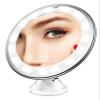 ZWFENG Adjustable Mirror, Shaving Mirror Vanity Makeup Mirror with 24 Led Lights 10X Magnifying Illuminated Dimmable Cosmetic view 2