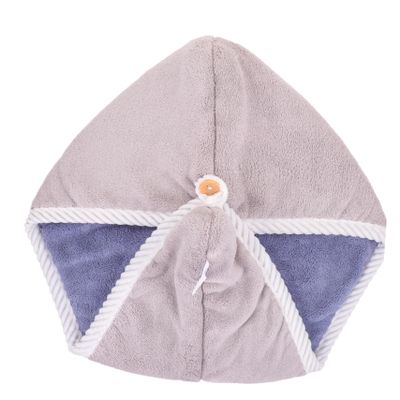 Beatifufu Quick Drying Hair Cap Double Absorbent Coral Fleece Hair Wrap Practical Shower Hat for Women Reduces Frizz and Breakage