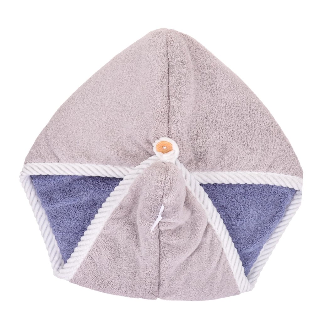 Beatifufu Quick Drying Hair Cap Double Absorbent Coral Fleece Hair Wrap Practical Shower Hat for Women Reduces Frizz and Breakage