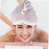 Beatifufu Quick Drying Hair Cap Double Absorbent Coral Fleece Hair Wrap Practical Shower Hat for Women Reduces Frizz and Breakage view 2
