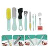 BIUDECO 10pcs Foot Rubbing Board Set Durable Pedicure Accessories for Exfoliating and Nail Care Home and Dead Skin Removal Comfortable Grip and Easy to Use view 3