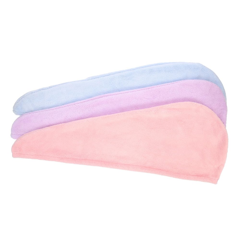 Beatifufu 3 Pack Fast Dry Hair Drying Cap Hair Towels Soft Gentle Hat for Women