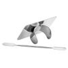 HEALEEP Makeup Mixing Palette Spatula Stainless Steel Foundation Mixing Tray Blending Plate for Nail Pigments view 1