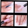 Beatifufu 3pcs Manicure Kit Nail Brush Exfoliating Pen Cuticle Stick Pen Nail Files Boards for Women view 2