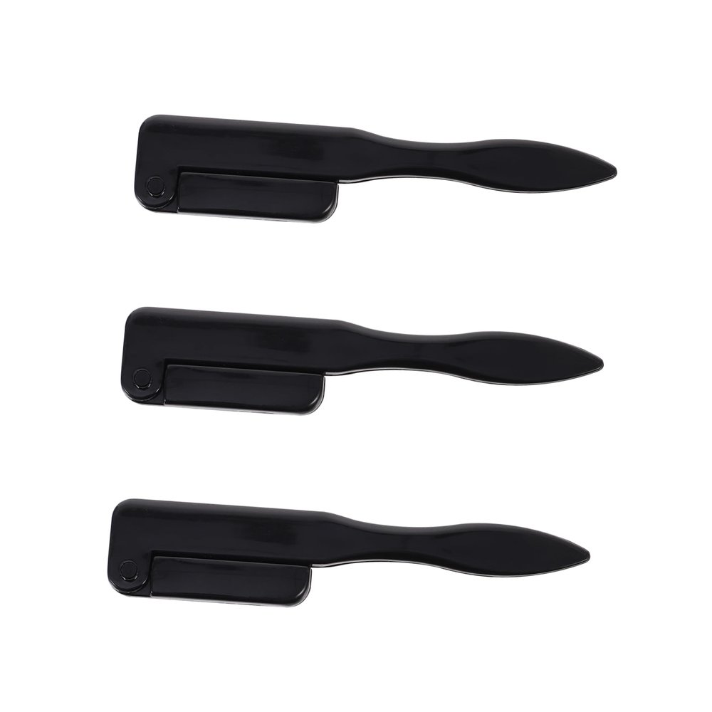 Beatifufu 3pcs Folding Eyelash and Eyebrow Brush Mini Makeup Tool for Precise Grooming Durable and Easy to Clean Compact Beauty