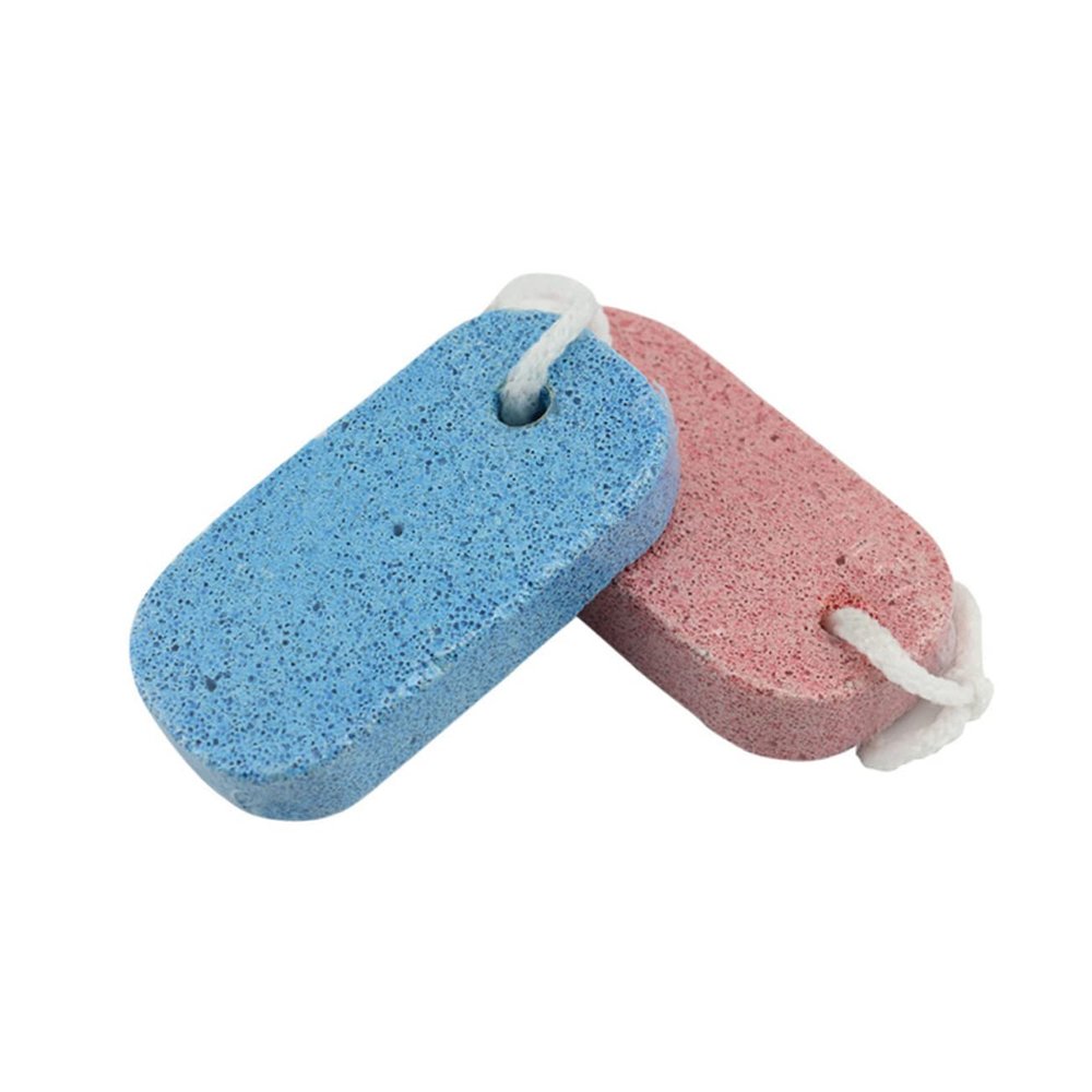 Beatifufu Foot Remover Tool Earth Pumice Stone Scrubber Natural Foot File and Exfoliation Set Spa Random Style