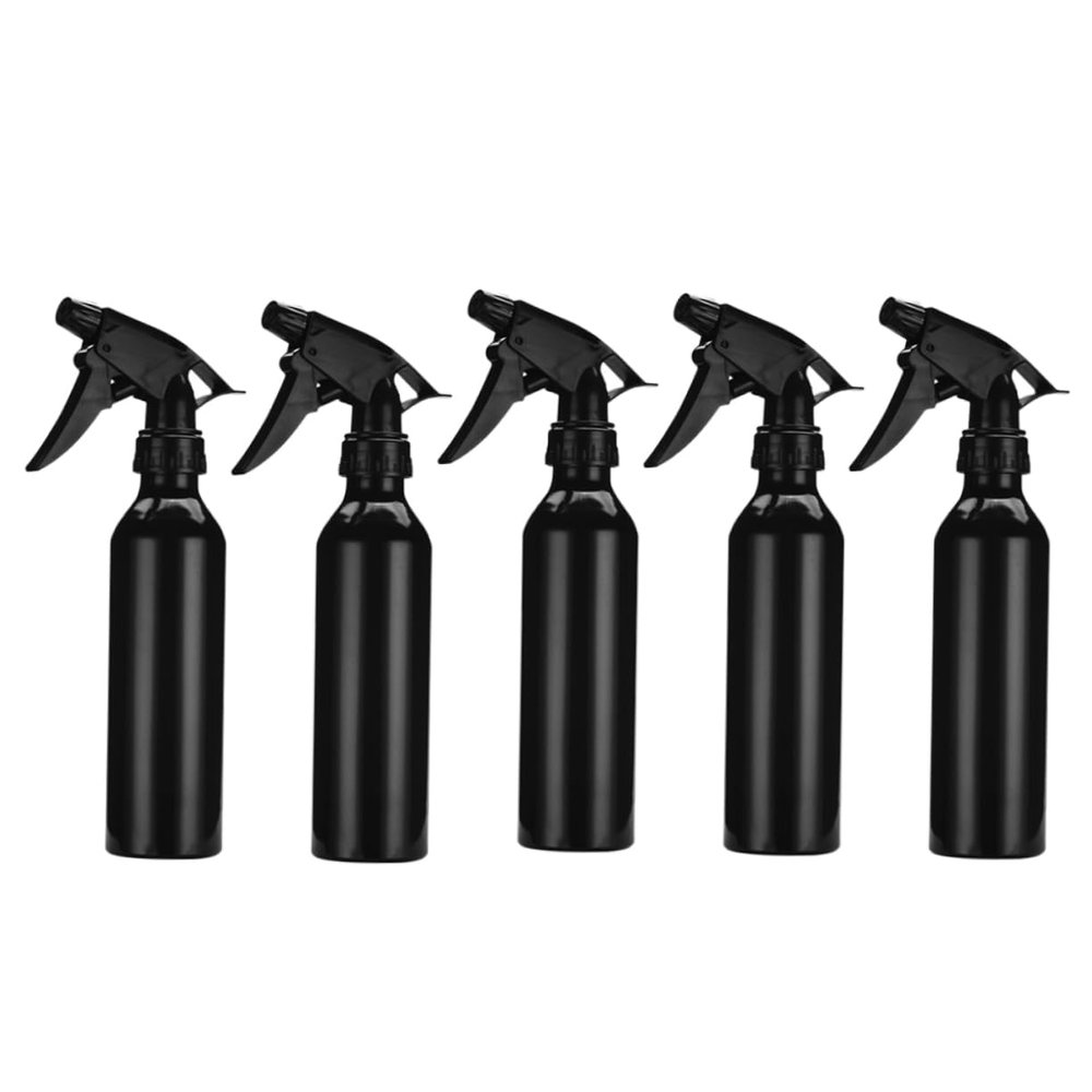 HAKIDZEL 5 Pack 250ml Spray Bottles Aluminum Alloy Sprayer for Purposes Travel Size Dispensers