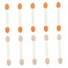 BIUDECO 100pcs Double-ended Sponge Eyeshadow Applicators for Makeup Latex Eye Brushes for Eyeshadow Eyebrows and Glitter Applications Halloween Christmas and Daily Use view 1