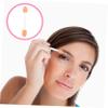 BIUDECO 100pcs Dual-sided Eyeshadow Applicators Makeup Sponge for Eyeliner Eyebrow and Face Glitter Application for Halloween and Holiday Makeup view 3