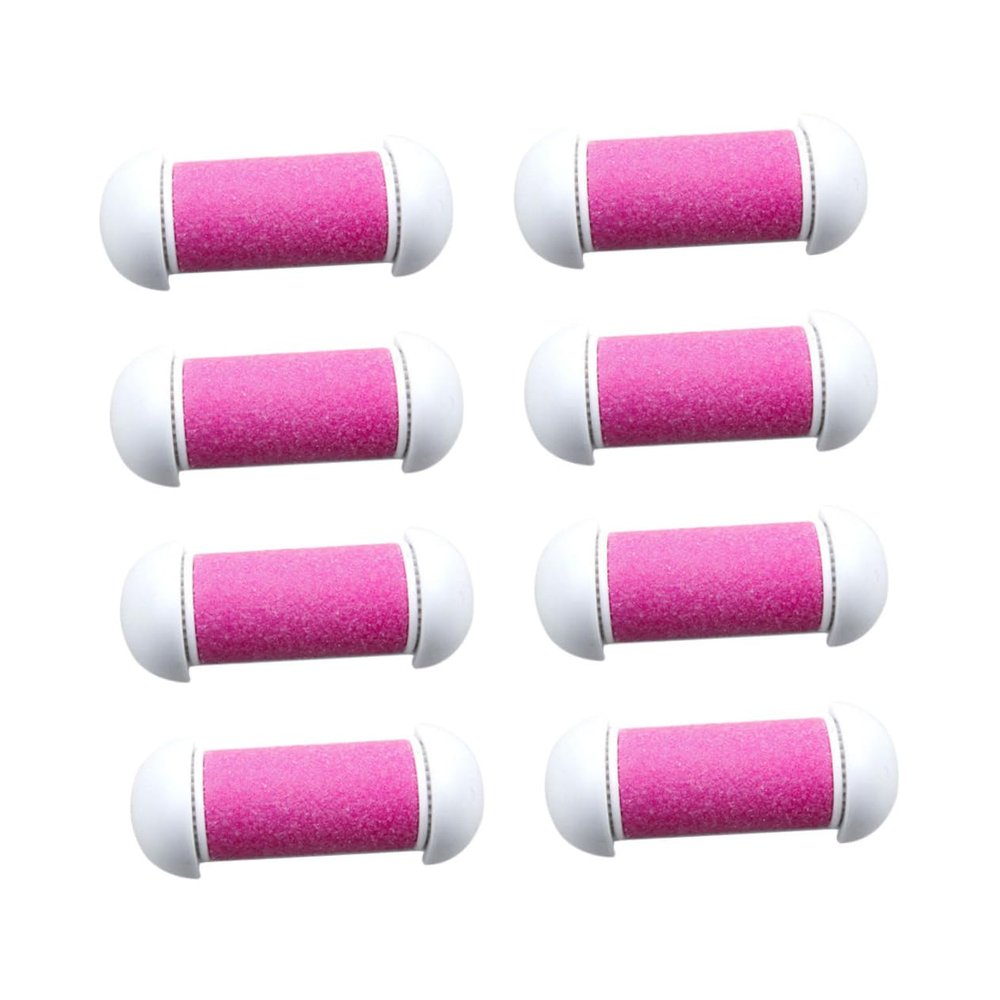 Beatifufu 10pcs Replacement Roller for Electric Foot Exfoliator Tool for Dead Skin and Cuticle Removal Ergonomic Design Water Resistant Safe Material