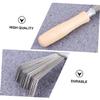 Beatifufu 3pcs Hair Brush Cleaner Ergonomic Comb Hair Remover Tool Portable Lightweight Design for Salon and Home Use view 2