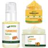 AMVital Turmeric Skincare Set - Scrub, Serum, Cream - Handcrafted, All-Natural - Suitable for All Skin Types view 1