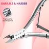 Makartt Cuticle Nipper, Full Jaw Sharp Nail Trimmer Cutter for Care & Prep, Manicure Kit for Home and Salon Use (Silver, Pack of 1) view 4