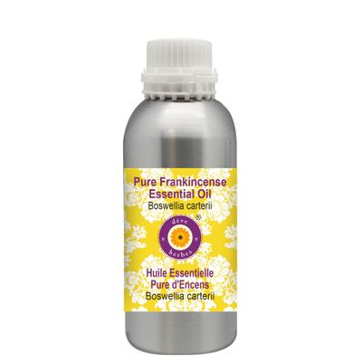 Deve Herbes Pure Frankincense Essential Oil (Boswellia carterii) Steam Distilled 300ml (10 oz)