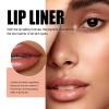 LuckNest 3 Colors Peel Off Lip Liner Tattoo, Peel Off Lip Stain with Matte Finish, Long Wear Lip Liner Lipstick, Long Lasting, Waterproof, Transfer-proof, Highly Pigmented Color Makeup for Women view 2