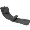 AEROiVi Full Body Bath Pillow with Adjustable Lumbar Roll Pillow Bathtub Cushion with 14 Suction Cups 3D Air Mesh Fit Any Tub Gray Bathroom Accessories view 1