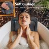 AEROiVi Full Body Bath Pillow with Adjustable Lumbar Roll Pillow Bathtub Cushion with 14 Suction Cups 3D Air Mesh Fit Any Tub Gray Bathroom Accessories view 3