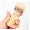 Ipetboom 2pcs Men's Shaving Brush Hair Brush for Shaving Beard Brush Wood Handle Barber Duster Brush Shaving Accessory for Men view 4