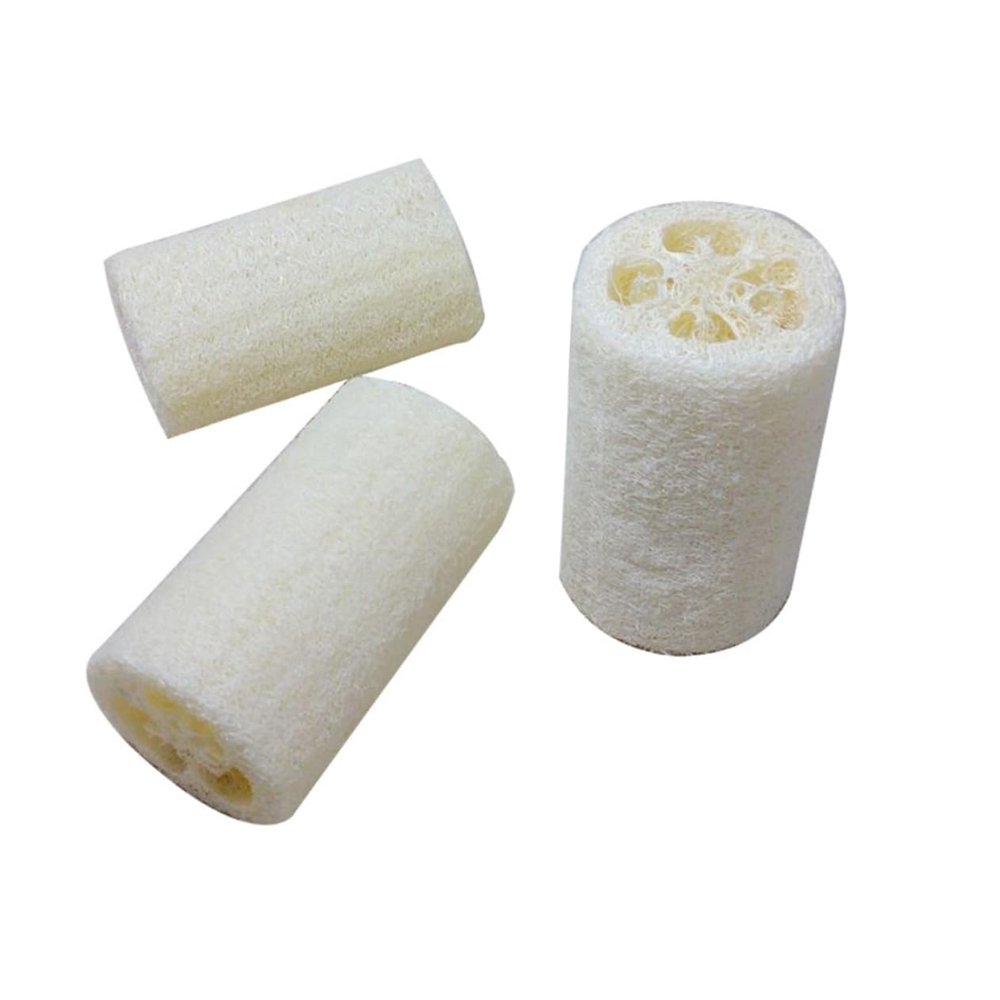 Ipetboom 5pcs Loofah Sponge Bath Shower Brush Scrubber Bathing Loofah Shower Accessories Pot Washing Tool