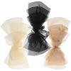 LUOZZY 3 pcs Large Bow Hair Clip Big Bow Hair Pins Cute Spring Hair Barrette Women Girls Hair Accessories - Black+Brown+Beige view 3