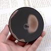 2Pcs Compact Round Magnifying Makeup Mirror with Suction Cups - 10X & 15X Magnification for Travel and Beauty - Portable 3.46 Inch Black Cosmetic Tool view 3