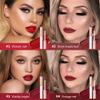 4 Colors Matte Lipstick Set,Waterproof Lip Tint Stain, Velvet Liquid Lipstick,Lip Stain Long Lasting 24 Hours (SET 1) view 3