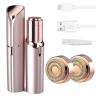 Facial Hair Remover for Women with 2 Pack Replacement Heads Gold view 1