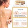 2 Pcs Dry Brushing Body Brush,Natural Bristle Exfoliating Body Scrubbers for Dead Skin,Cellulite,Lymphatic Drainage and Improve Blood Circulation view 3