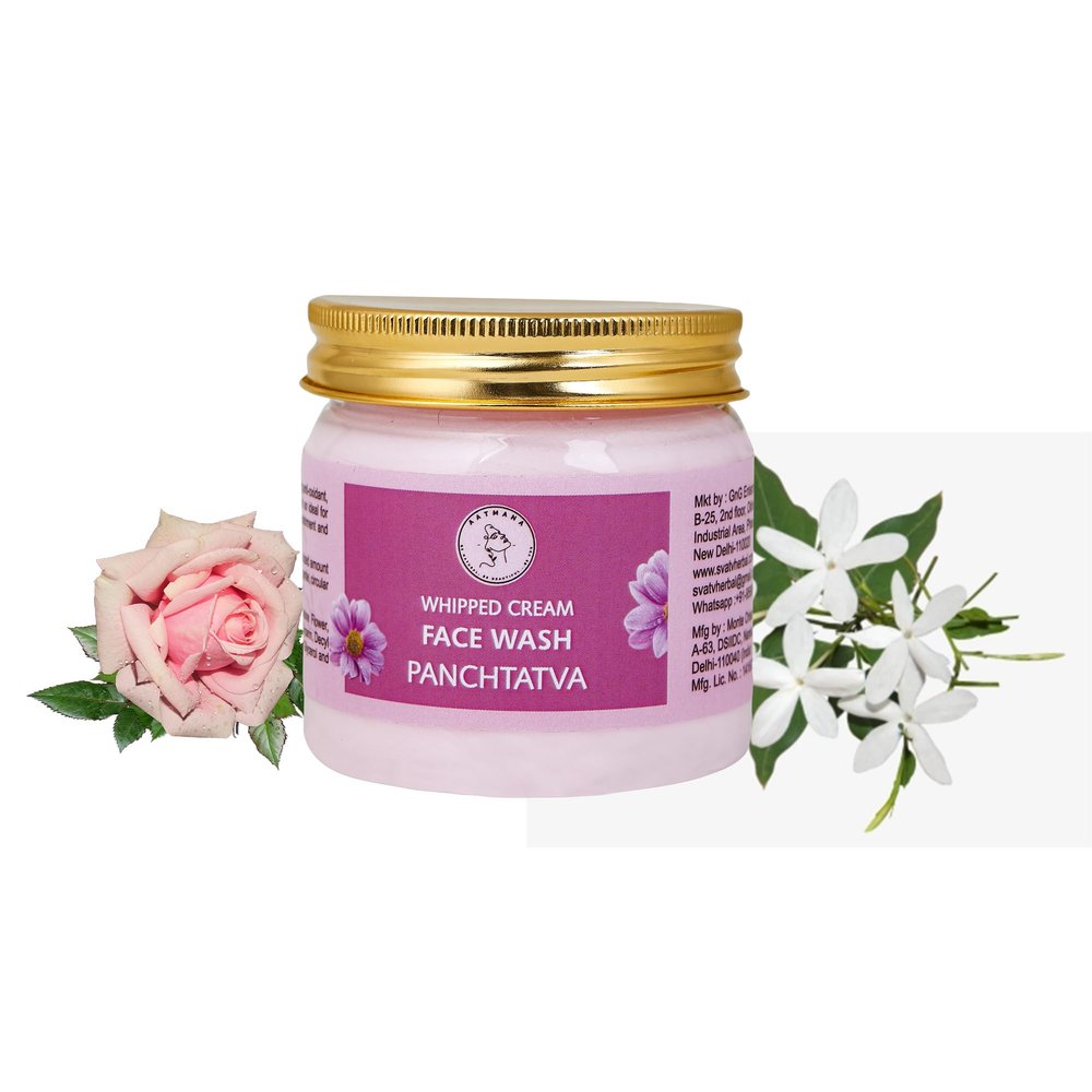 AATMANA Face Wash Panchtatva | Hydrating Face Wash for Sensitive Skin, Removes Makeup & Gently Cleanses Without Over Drying -100 Grams