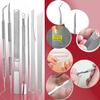 10PCS Toenail Clippers Tool, Ingrown toenail Tool, Professional Thick & Ingrown Toe Nail Clippers for Men & Seniors(red) view 4