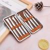 Professional 8 Piece Stainless Steel Pedicure Tool Set Foot Care Kit with Callus Remover and Dead Skin Shaver view 3