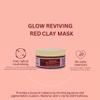 AATMANA Red Moroccan Clay Face Pack | Skin Firming | Natural Skincare Tightens Skin for Healthier Complexion -250 Grams view 3