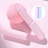 Beaupretty Silicone Lip Brush Applicator 3pcs Reusable Lip Gloss Brush with Cover Lipstick Applicator Portable Concealer Makeup Brush Travel Lip Film Oil Brush view 2