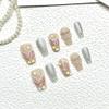 OIEGNFTD Handmade Wearing Nail Cute Cartoon Japanese Matte Relief Nail Art, Detachable and Reusable Nail Patch (Size : S) view 1