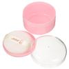 Baby Powder Container with Puff: Plastic Empty Body Powder Container Puff Box with Powder Puff - Baby Powder Puff Case Powder Puff Container with Puff Loose Powder Pufffor Home and Travel view 2