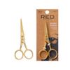 RED by Kiss Premium Stainless Steel Men Beard Shear, Grooming Facial Hair Trimmer Scissors with Sharp Edge for Mustache Beard & Sideburns Precision, No Pulling, Control & Comfort with Perfect Size view 1