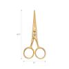RED by Kiss Premium Stainless Steel Men Beard Shear, Grooming Facial Hair Trimmer Scissors with Sharp Edge for Mustache Beard & Sideburns Precision, No Pulling, Control & Comfort with Perfect Size view 3