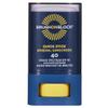 Brush On Block Quick Stick SPF 40, Mineral Sunscreen Stick, UVA/UVB Protection, Water Resistant, Hawaii Compliant, Reef Friendly, 0.63 oz view 1