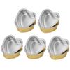 BRIGHTFUFU 10pcs Aluminum Foil Wax Melting Bowls - Wax Bean Containers for Hair Removal for Home Salon Use for Paraffin Treatment view 1