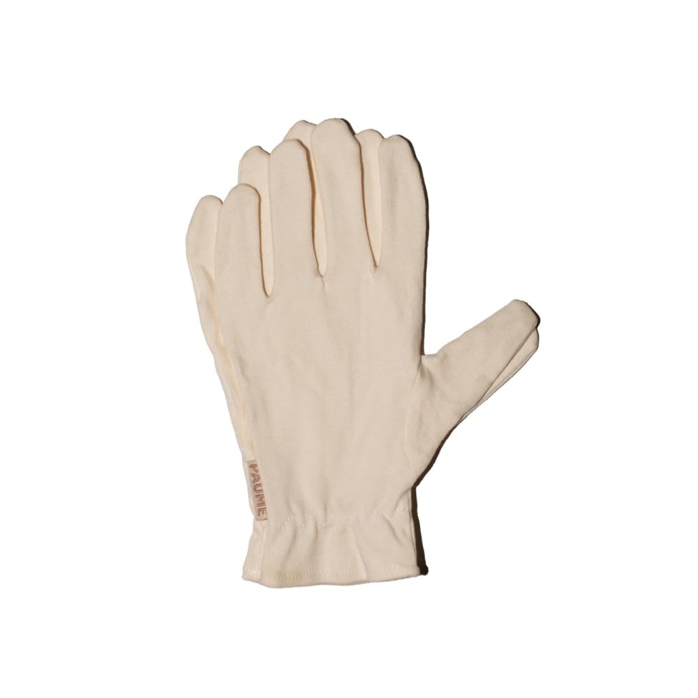PAUME Overnight Hydration Gloves, 100% Organic Cotton, Ideal for Dry and Cracked Hands, Deliver Healing and Moisturizing Benefits, 1 Pair